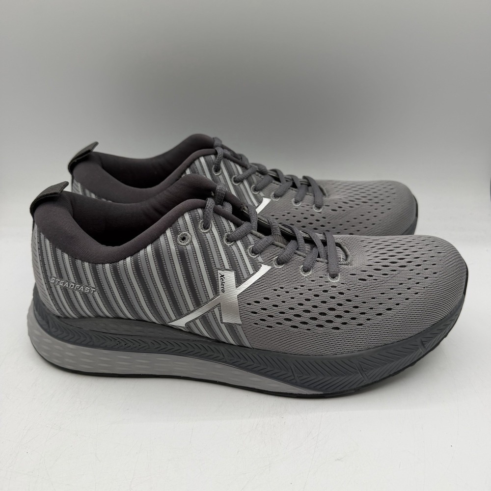 Xelero Steadfast Shoes Mens Sz 9.5 M Grey Comfort Walking Sneakers X52834M
